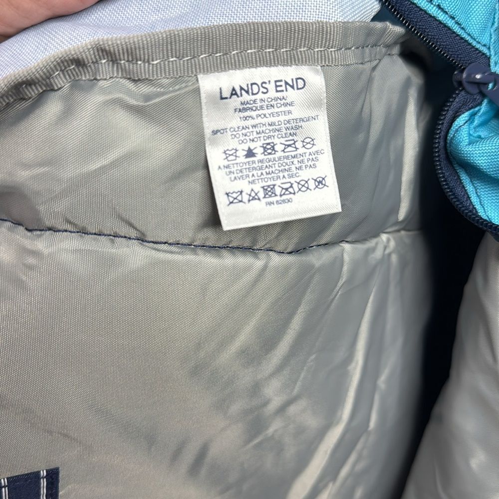 Lands’ end classmate backpack, blue ombré backpack - Picture 10 of 10